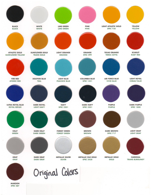 Standard Color Chart #1